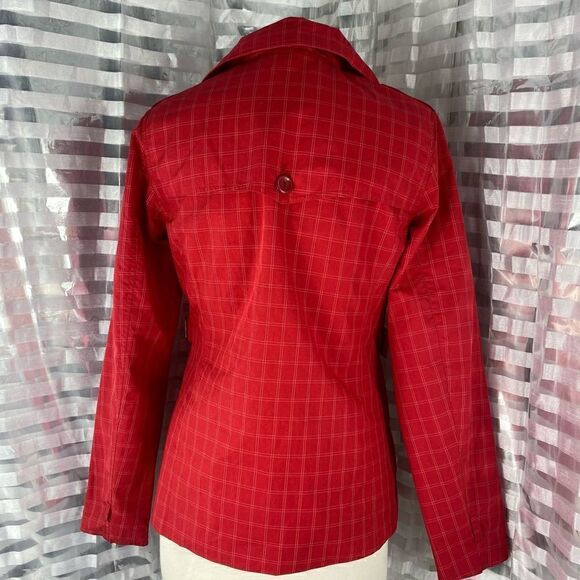 Bomb Boogie Authentic Red Fitted All Weather Jacket - Picture 4 of 5